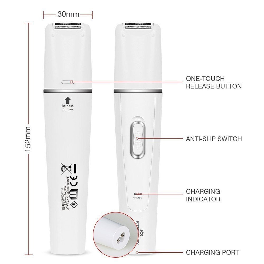 5 in 1 Ultimate Beauty Kit: Epilator, Facial Cleansing Brush, Body Hair Removal, Bikini Trimmer and Eyebrow Razor SHOP OBAA 