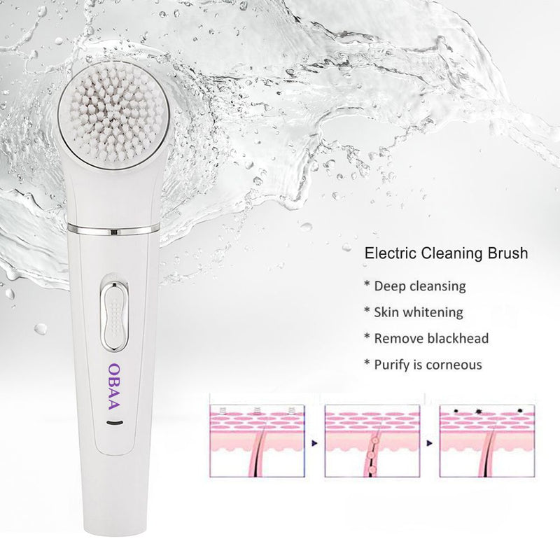 5 in 1 Ultimate Beauty Kit: Epilator, Facial Cleansing Brush, Body Hair Removal, Bikini Trimmer and Eyebrow Razor SHOP OBAA 